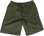 Men's Linen Casual Classic Fit Short Drawstring Summer Beach Shorts