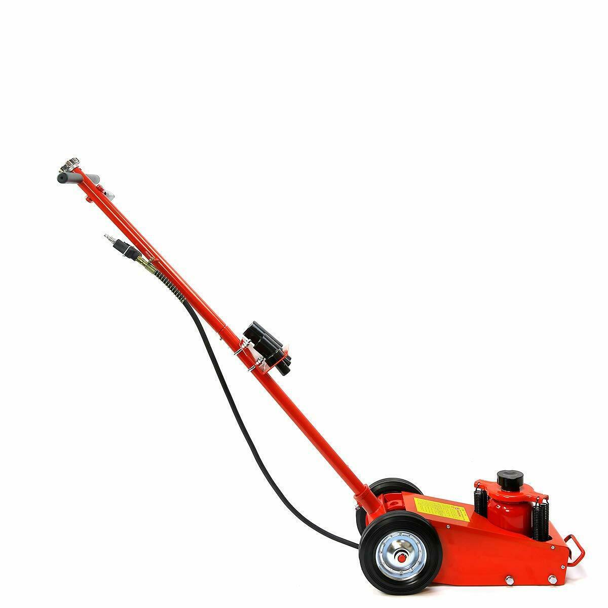 Truck Auto Shop 22 Ton Air Hydraulic Floor Jack Lift w/Wheel Car Truck Service