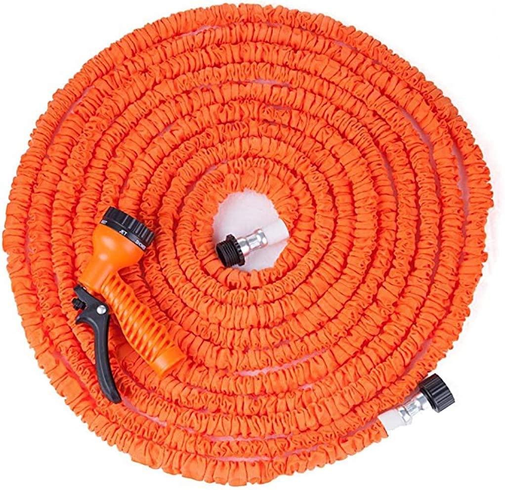 WSHLU 7 Function Spray Nozzle Watering Garden Hose Pipe for Plant Watering Car and Motorcycle Cleaning Lawn Garden,175ft