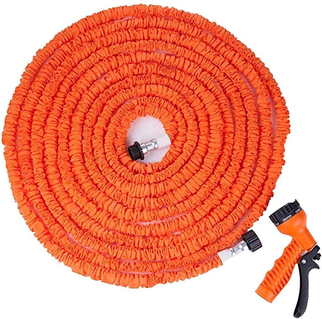 WSHLU 7 Function Spray Nozzle Watering Garden Hose Pipe for Plant Watering Car and Motorcycle Cleaning Lawn Garden,175ft