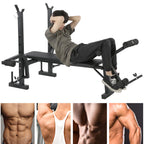 Dilwe Multifunctional Household Fitness Adjustable Weightlifting Bench Exercise Equipment,Fitness Equipment,Fitness Weight Bench