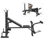 Dilwe Multifunctional Household Fitness Adjustable Weightlifting Bench Exercise Equipment,Fitness Equipment,Fitness Weight Bench