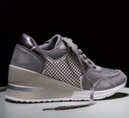 Ladies Leopard Platform Sneakers Shoes