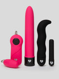 Lovehoney First Time Fun Vibrator Starter Kit (4 Piece), Black | Black