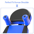Foldable Gravity Heavy Duty Reversible Inversion Table with Headrest, Adjustable Protective Belt Back Stretcher Machine for Pain Relief Therapy Home Gym Fitness Chiropractic Back Reflexology Mat