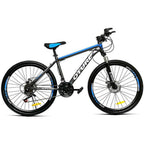 Hosim OTURE Mountain Bike 26 In. wheel, 21 speeds, High Carbon Steel Frame , for Men’s and Women’s Blue