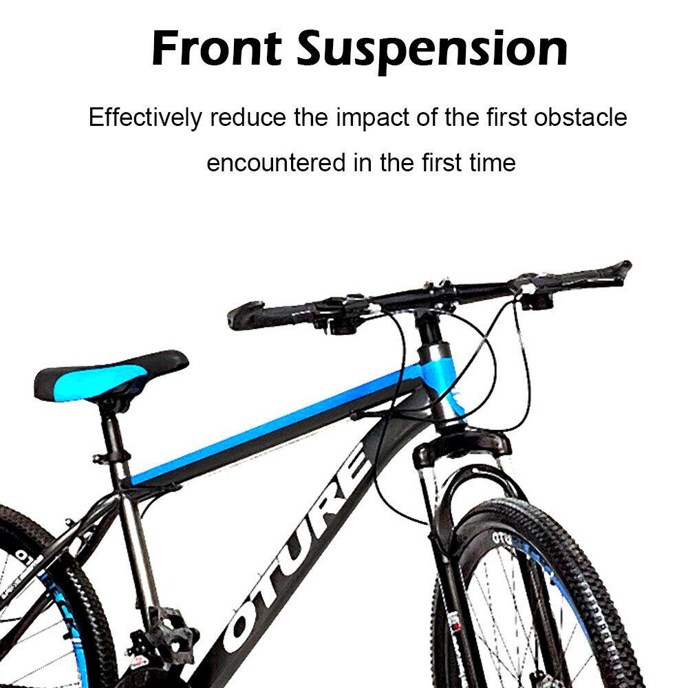 Hosim OTURE Mountain Bike 26 In. wheel, 21 speeds, High Carbon Steel Frame , for Men’s and Women’s Blue