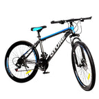Hosim OTURE Mountain Bike 26 In. wheel, 21 speeds, High Carbon Steel Frame , for Men’s and Women’s Blue