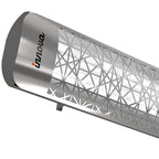 Innova-5000 watt electric infrared dual element heater 277 Stainless Steel 208 Volt-Outdoor Wall Mount Electric Heater-EF50277S4