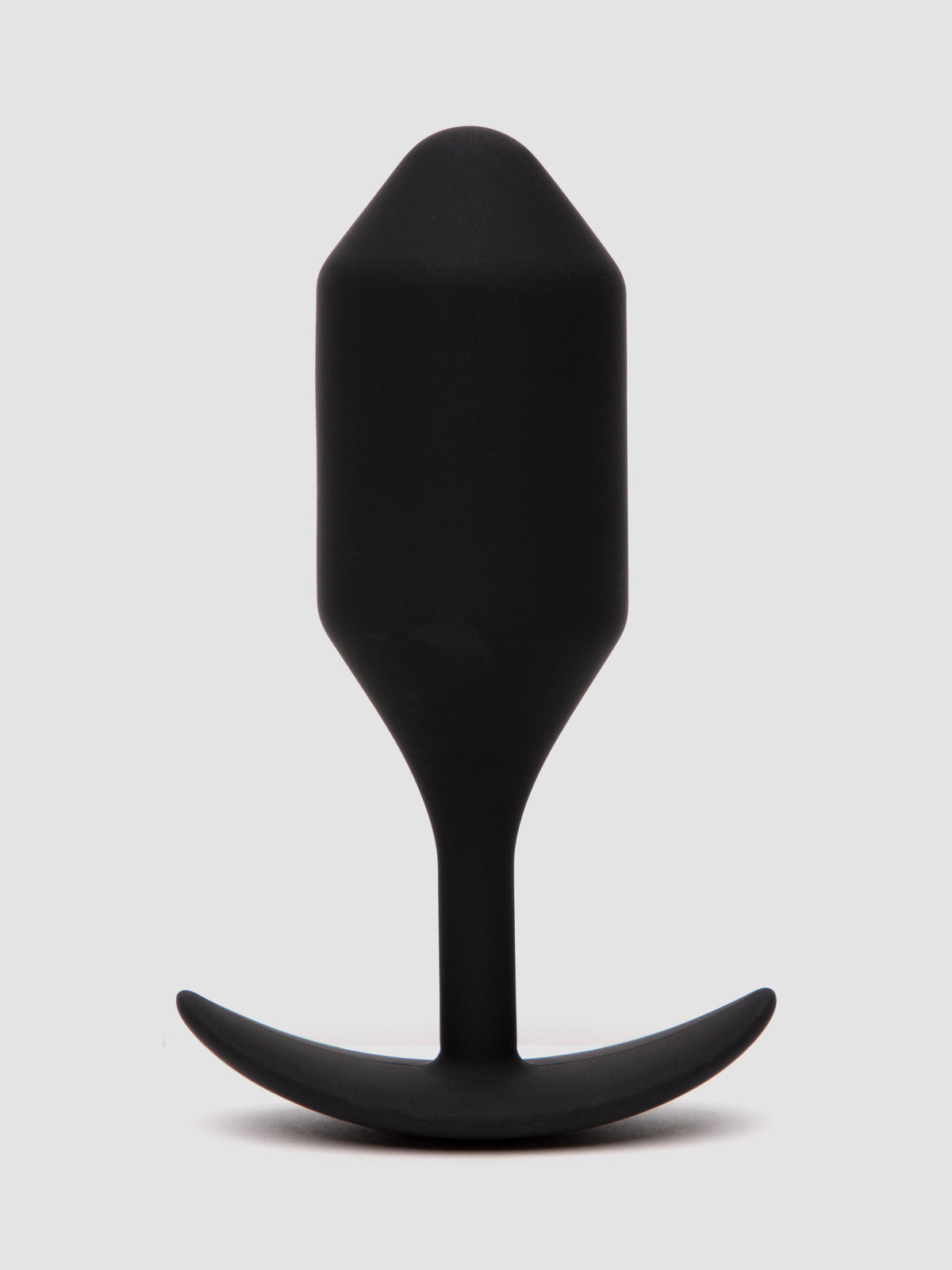 b-Vibe Snug Plug 4 XL Weighted Silicone Butt Plug 5 Inch, Black