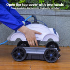 ausono hj1008 dualdrive 150w powerful robotic pool cleaner for above ground pools automatic pool vacuum robot