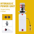 12V 8qt Single Acting Hydraulic Pump for Boat Lift Wheelchair Lift Tailgate Lift