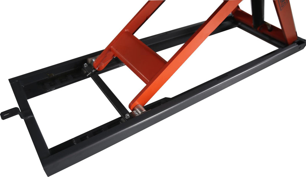 Stratus 2200 lbs Capacity Manual OP Motorcycle Lift (Optional Side Extensions)