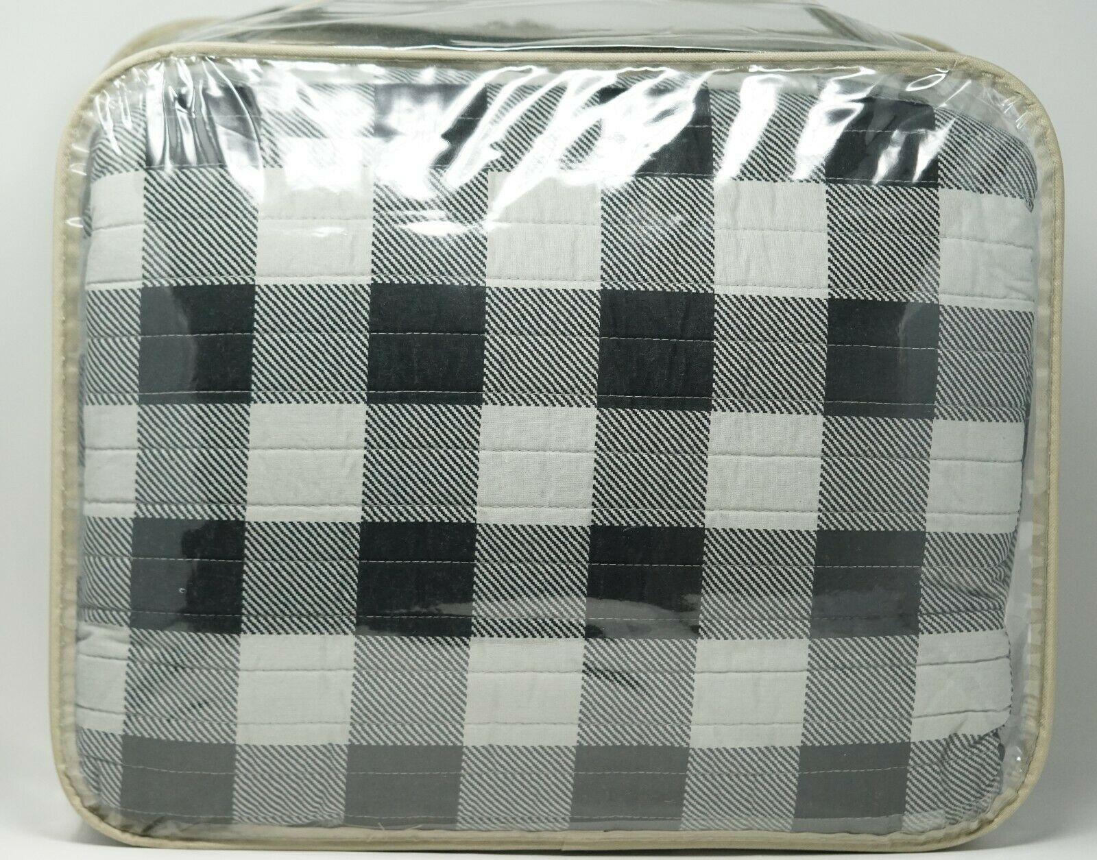 Woolrich Buffalo Check Reversible 3-Pc Oversized Quilt Mini Set / CALI KING