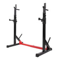 UBesGoo Adjustable Squat Rack Stand, Multi-Function Weight Lifting Home Gym