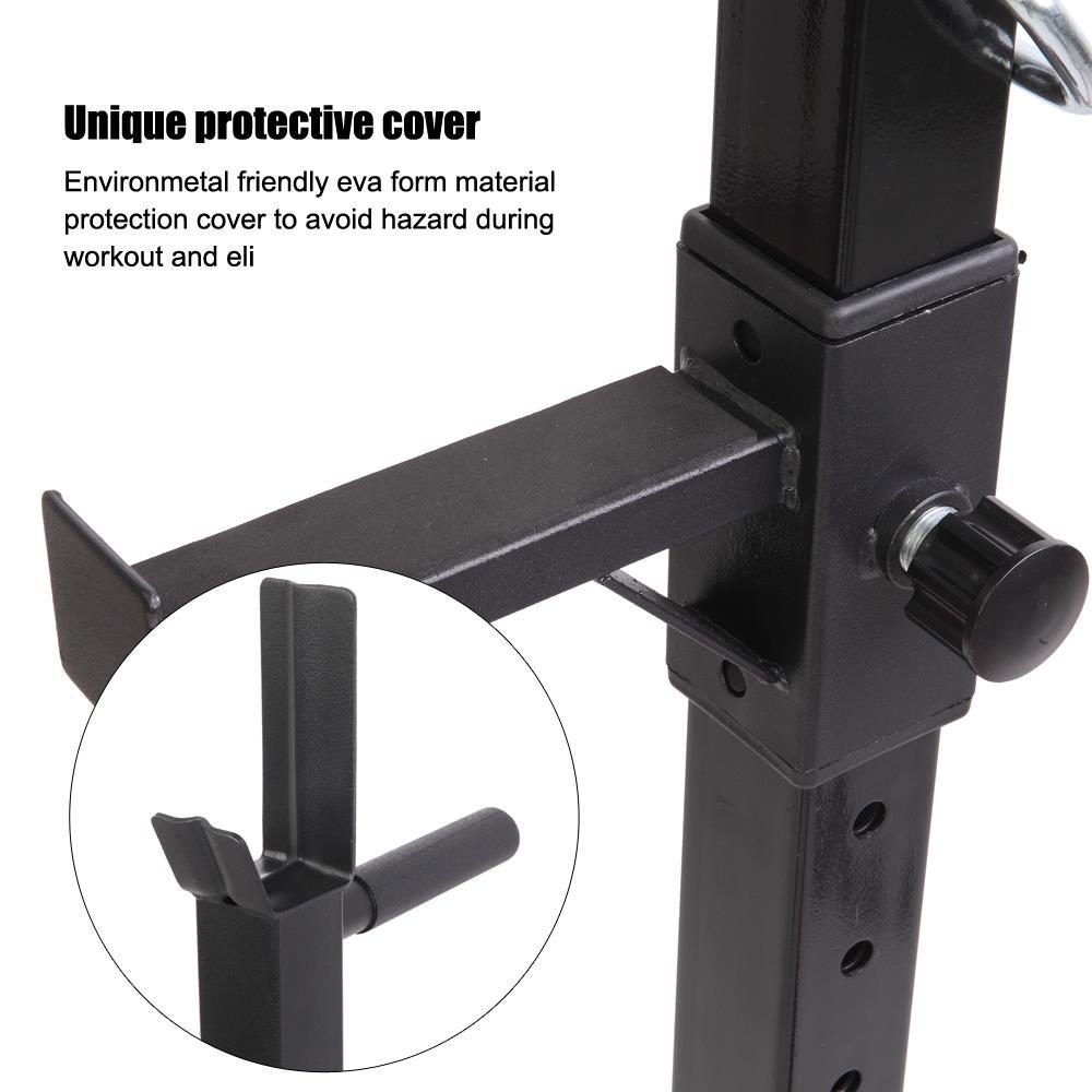 Zimtown Barbell Rack, Multifunction Adjustable Squat Dumbbell Stand