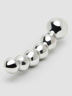 Desire Luxury Beaded Stainless Steel Dildo, Silver