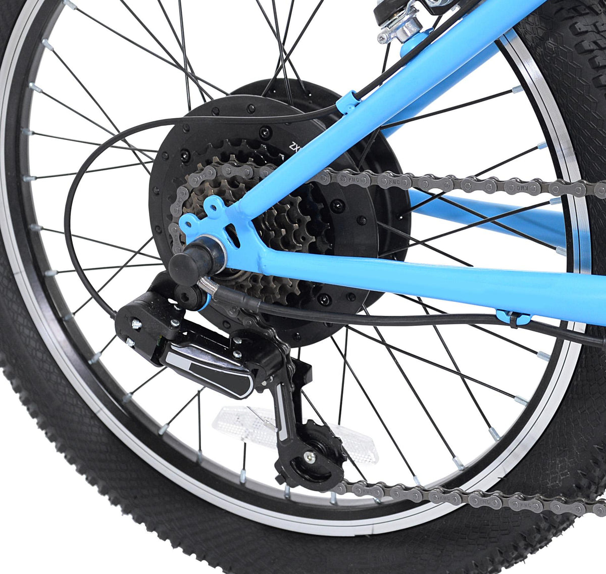 Kent 20 In. Torpedo Ebike Blue, Electric Bicycle