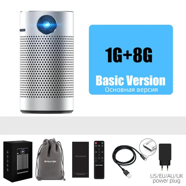 byintek p7 pocket portable pico smart android wifi 1080p 4k tv laser mini led ho