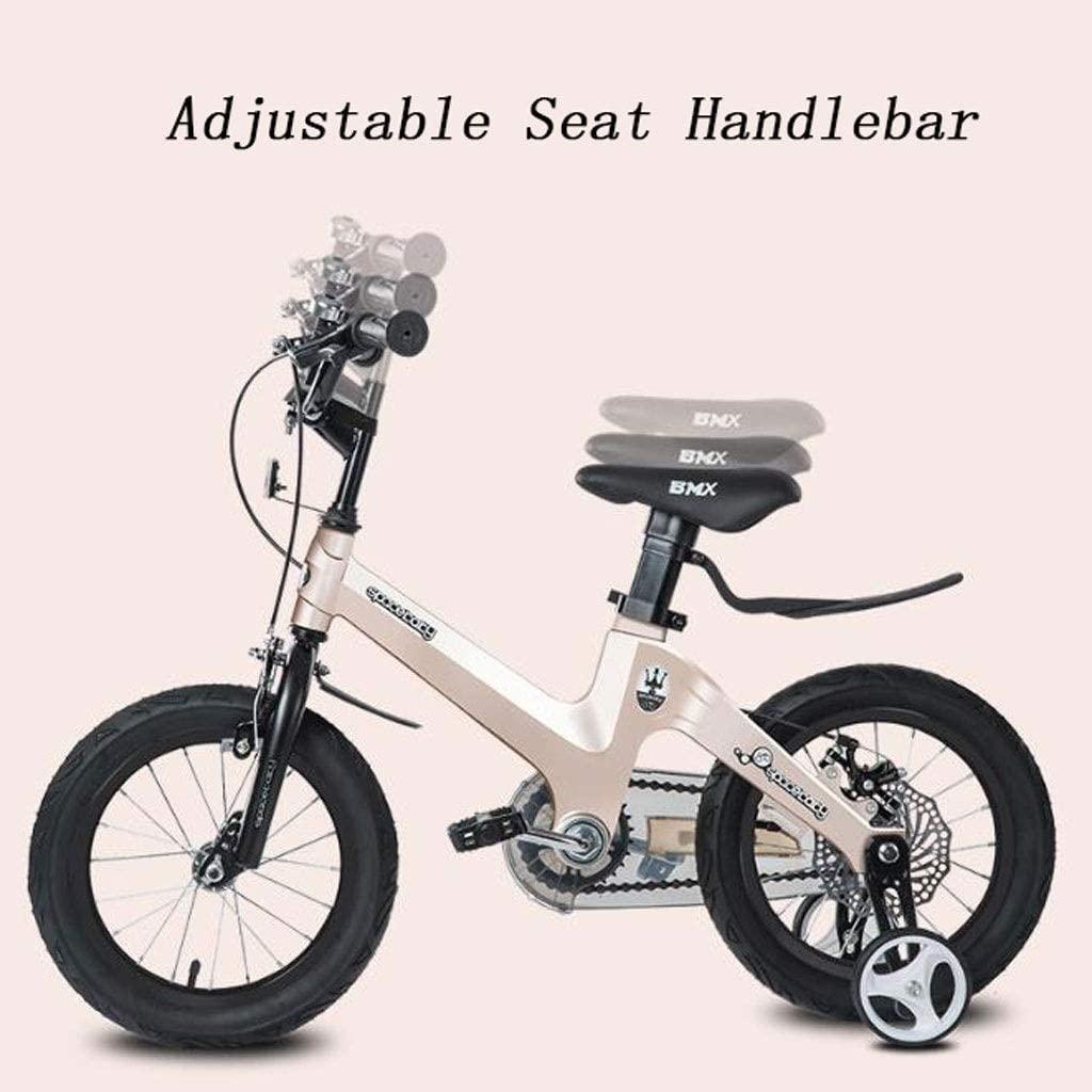 JLFSDB Kids Bike BMX Bike for Kids Boys Girls Bicycle Children Toddler Bike for 2-12 Years Old Magnesium Alloy Kids Bicycle Adjustable with Training Wheel, Size 12” 14” 16” 18” Bike