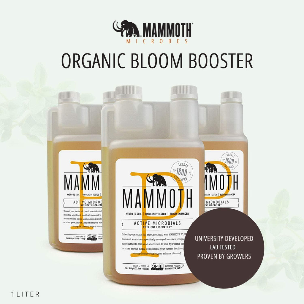 mammoth microbes organic bloom booster | hydroponic nutrient (1 litre -1000ml) | university developed and growers approved…
