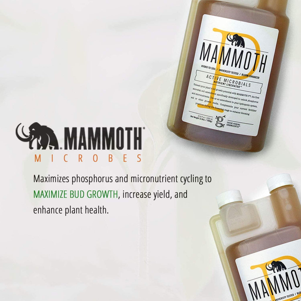 mammoth microbes organic bloom booster | hydroponic nutrient (1 litre -1000ml) | university developed and growers approved…