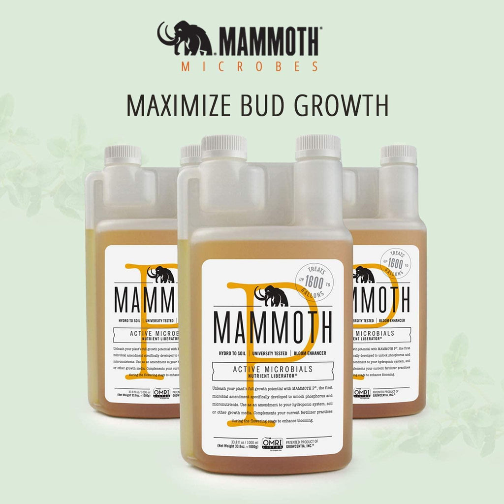 mammoth microbes organic bloom booster | hydroponic nutrient (1 litre -1000ml) | university developed and growers approved…