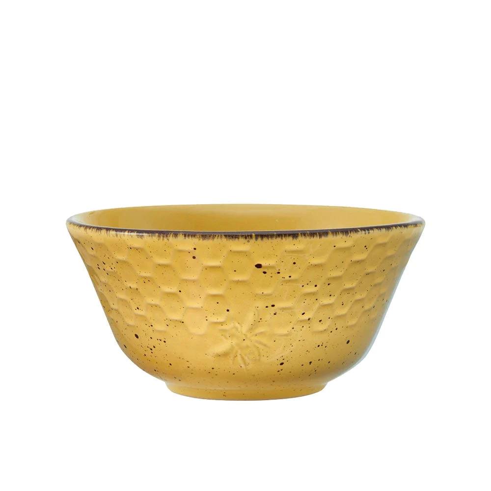 Bumble Bee Yellow 16 Piece Dinnerware Set, Service for 4