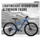 Hyper Bicycles Men's 29" Explorer Mountain Bike, Hard Tail, Blue