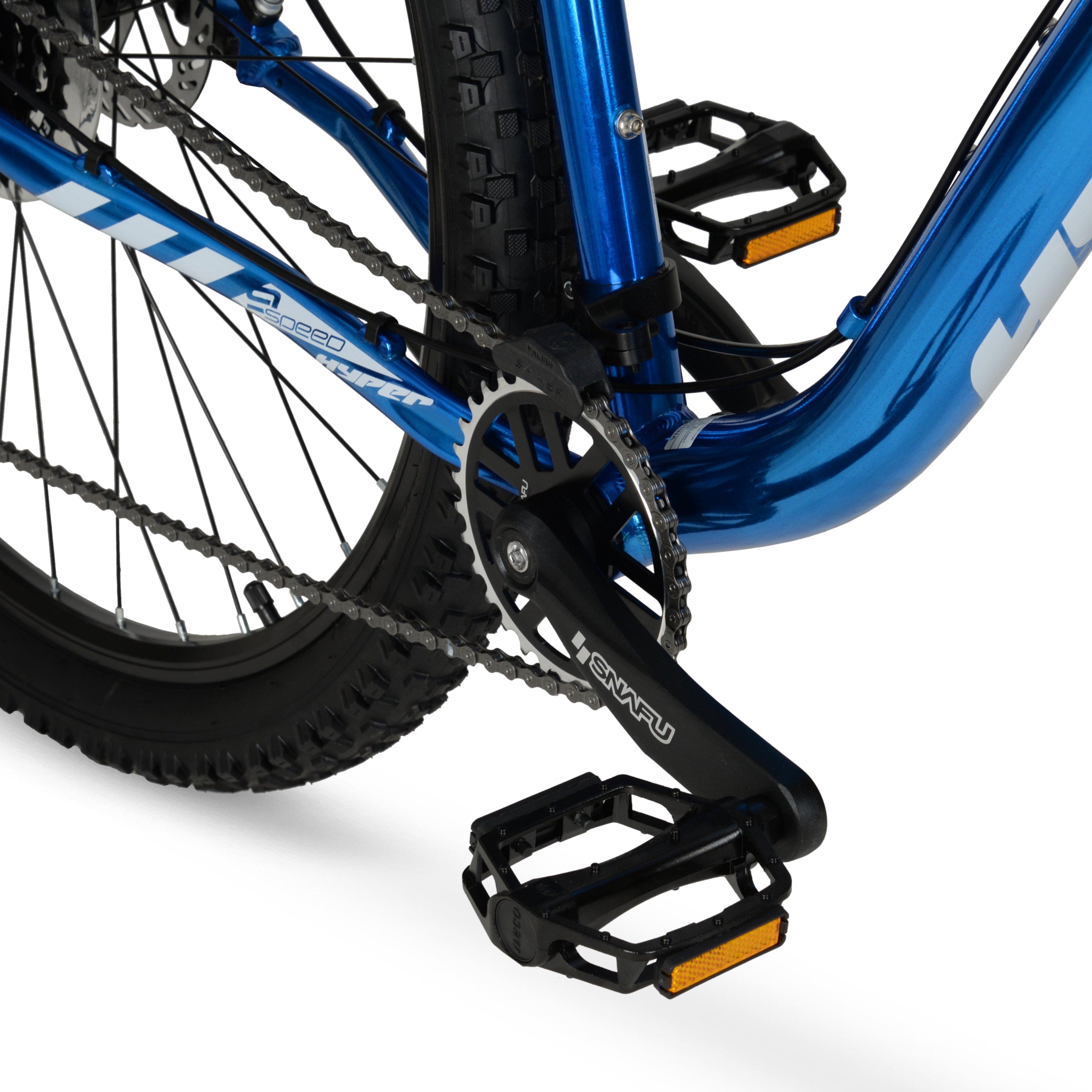 Hyper Bicycles Men's 29" Explorer Mountain Bike, Hard Tail, Blue
