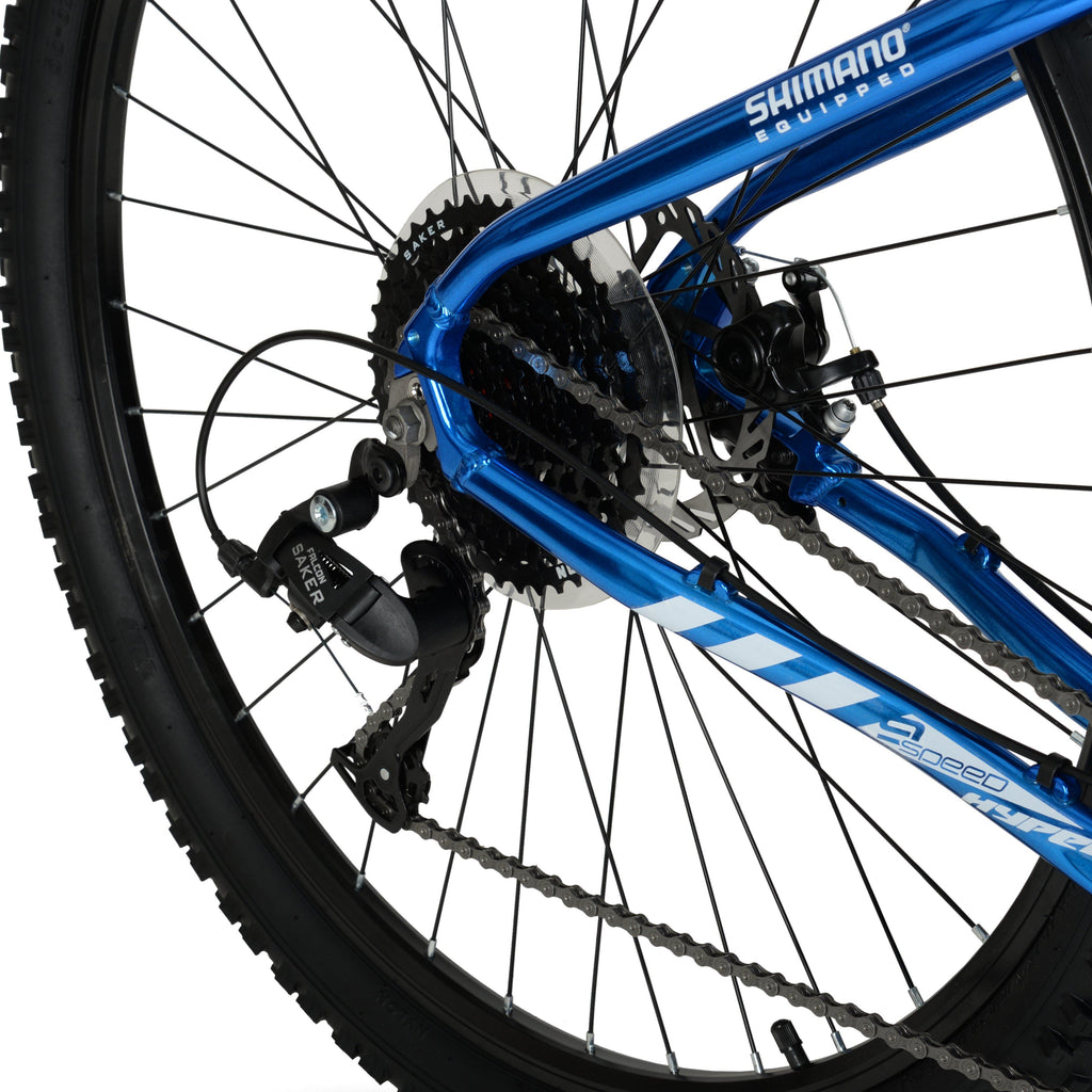 Hyper Bicycles Men's 29" Explorer Mountain Bike, Hard Tail, Blue