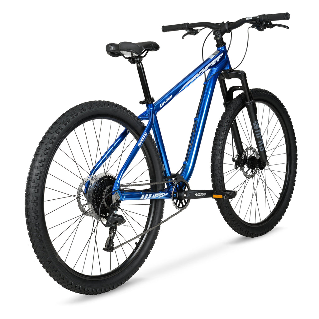 Hyper Bicycles Men's 29" Explorer Mountain Bike, Hard Tail, Blue