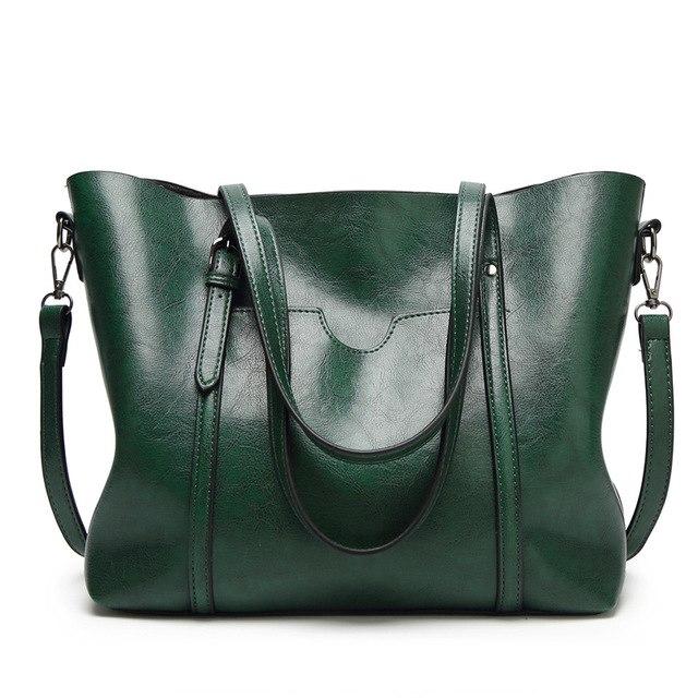Bags & Wallets - Women Fashion Classic Leather Tote Handbag