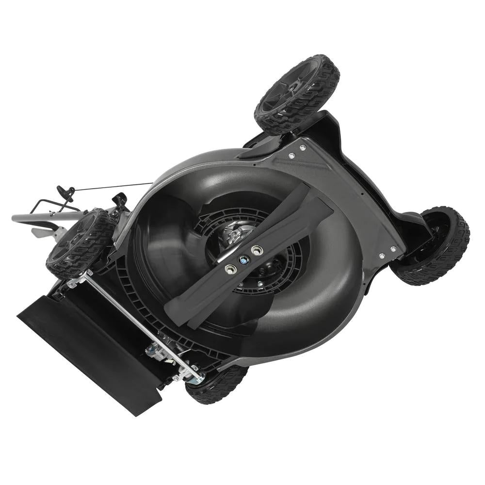 Lawn Mower 2-Blade Variable Speed Foldable-Handle Mulch-Switch Steel