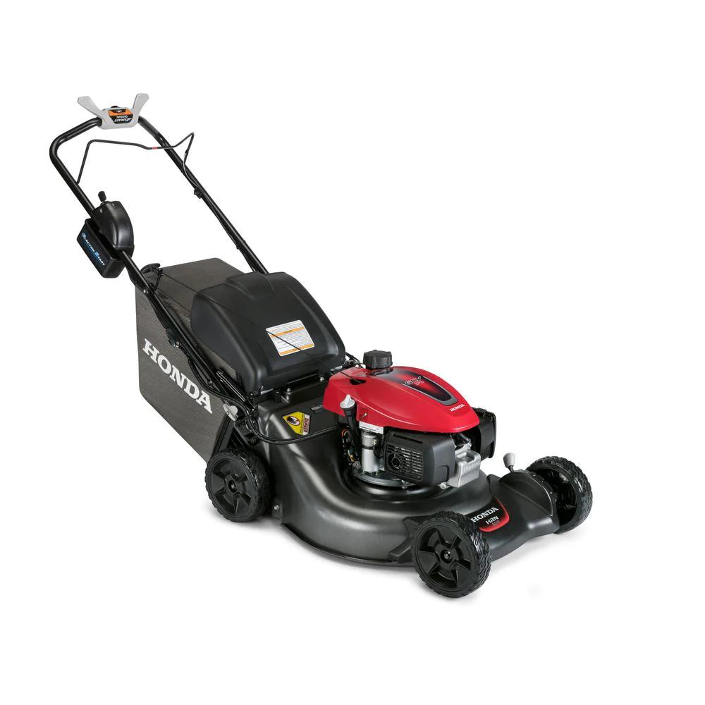 Lawn Mower 2-Blade Variable Speed Foldable-Handle Mulch-Switch Steel