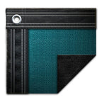 20' x 40' rectangle in-ground swimming pool winter cover 15 year - teal green