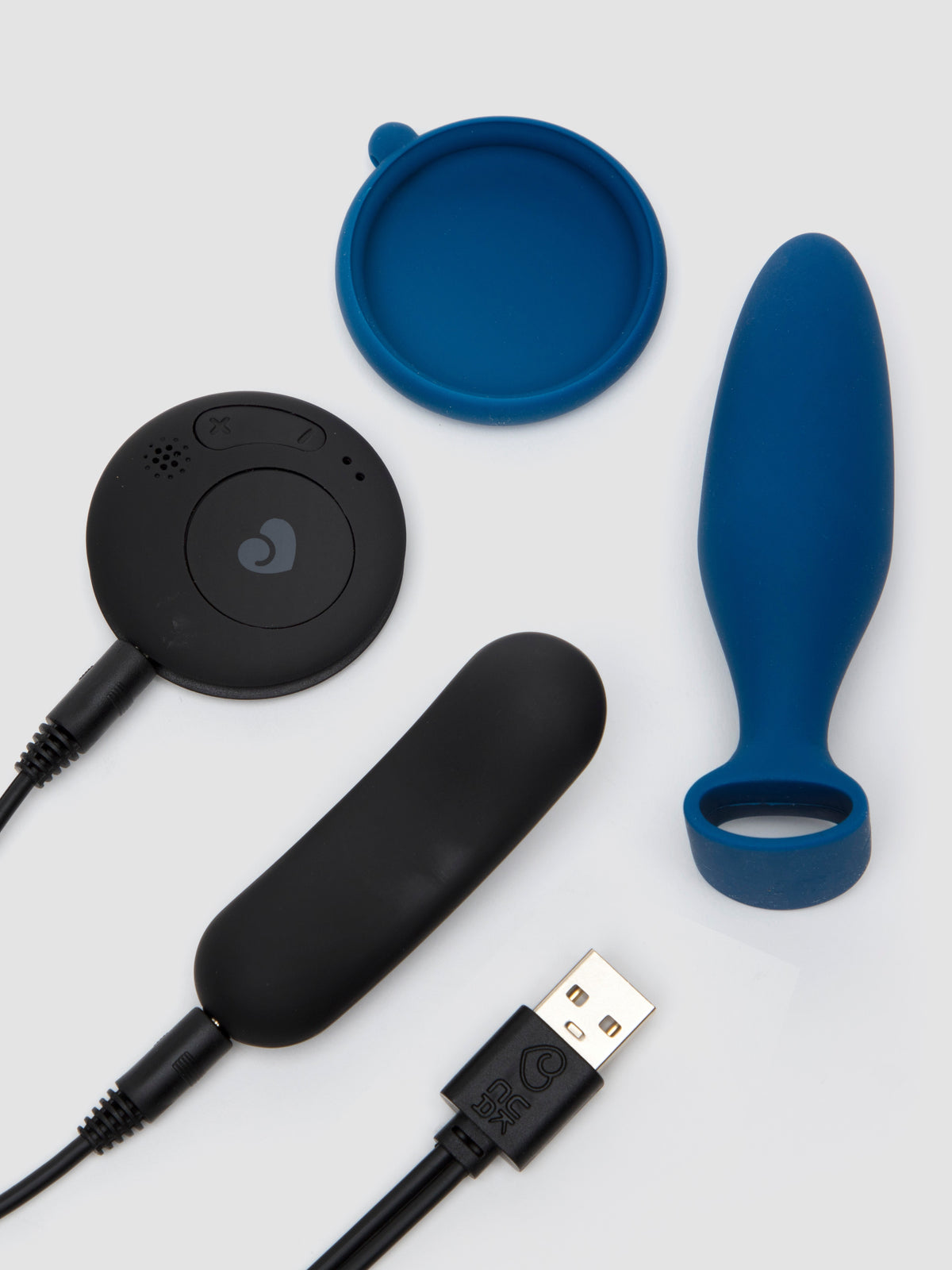 Lovehoney Juno Rechargeable Music-Activated Vibrating Butt Plug, Black