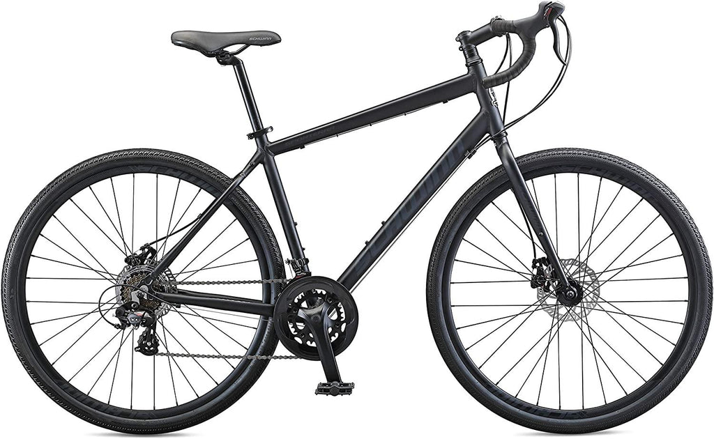 Schwinn Sporterra Adventure Adult Gravel Bike, 14 Speeds, 700c Wheels, Light Weight Aluminum Frame, Black