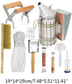 sanghai beekeeping supplies tools kit bee hive smoker brush gloves scraper honey knife b