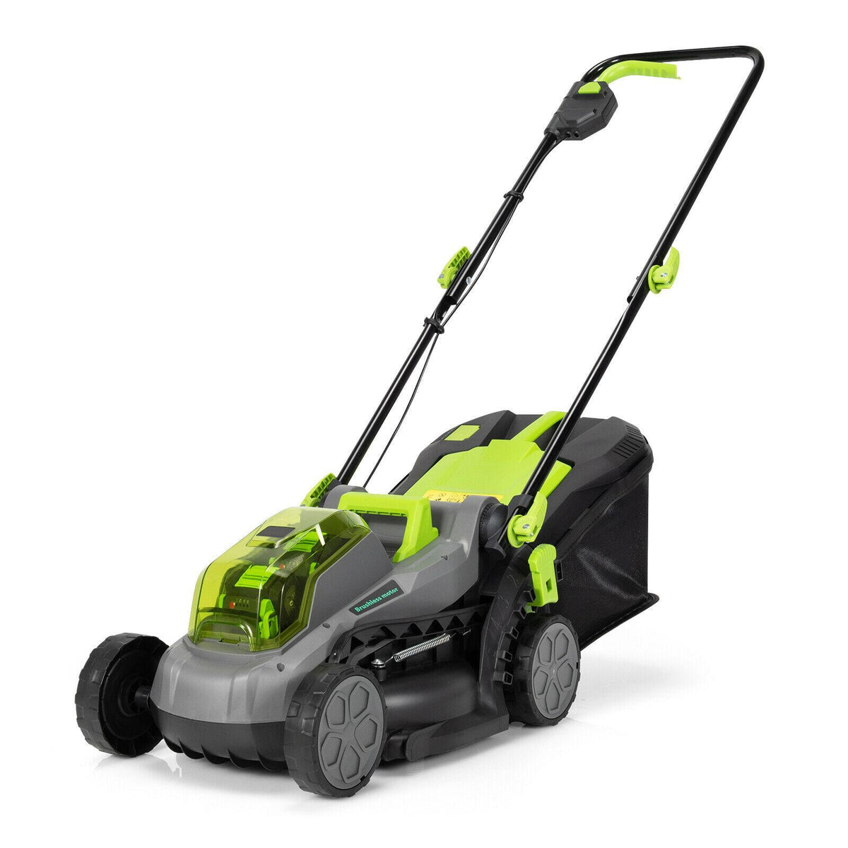 Cordless 13" 40V Lawn Mower Brushless Lawn Mower W/ 4Ah Battery &amp; Charger