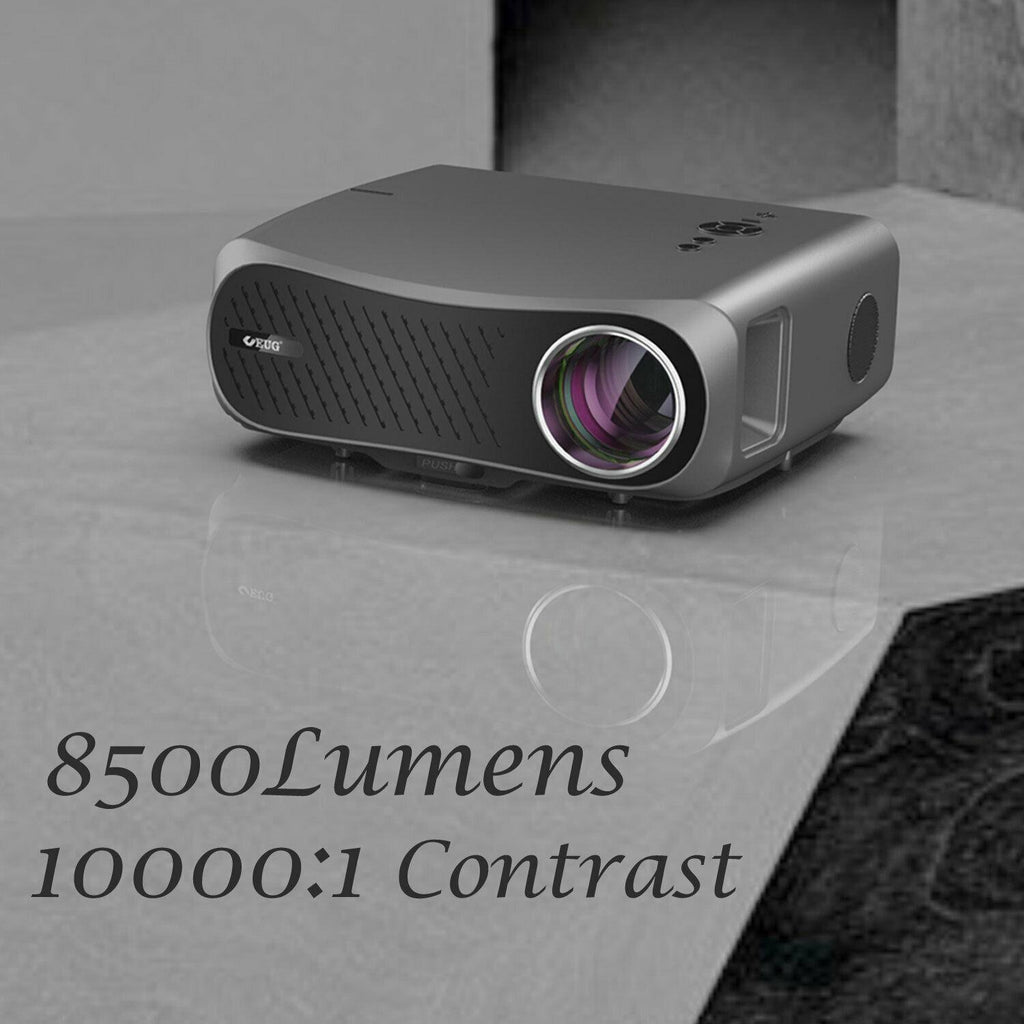 10000:1 4k projector native 1080p home theater 200'' display movie tv 8500lms