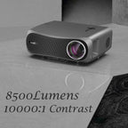 10000:1 4k projector native 1080p home theater 200'' display movie tv 8500lms