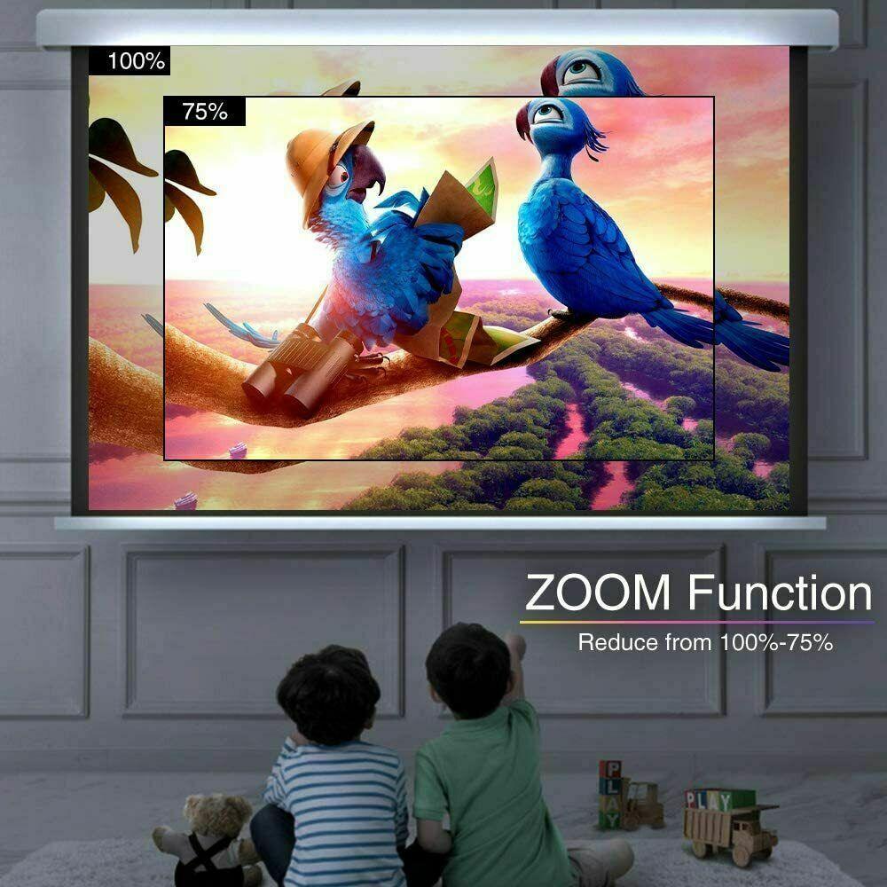 10000:1 4k projector native 1080p home theater 200'' display movie tv 8500lms