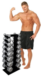 8 Pair Vertical Dumbbell Rack (DF5200) by Deltech Fitness