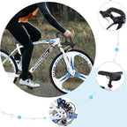 TEEGUI 26 inch Bikes Full Suspension s 21 Speed Road Bike 700C Wheels Road Bicycle Dual Disc Brake Bicycles,Steel Frame Bicycle,Bicycles for Men Women【Black,Shipping from USA】