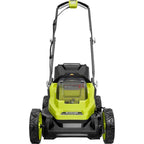 18V Lithium-Ion Cordless Battery Walk Behind Push Lawn Mower W Battery & Charger