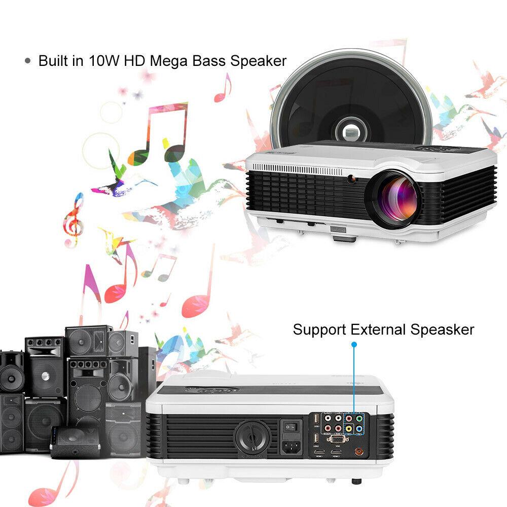 6000lms full hd android blue-tooth projector wifi home theater airplay tv hdmi