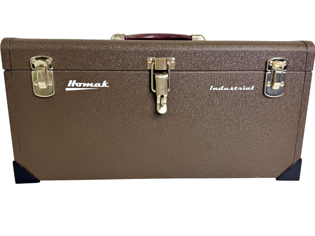 20-Inch Industrial Steel Toolbox, Brown Wrinkle Powder Coat, BW00200200