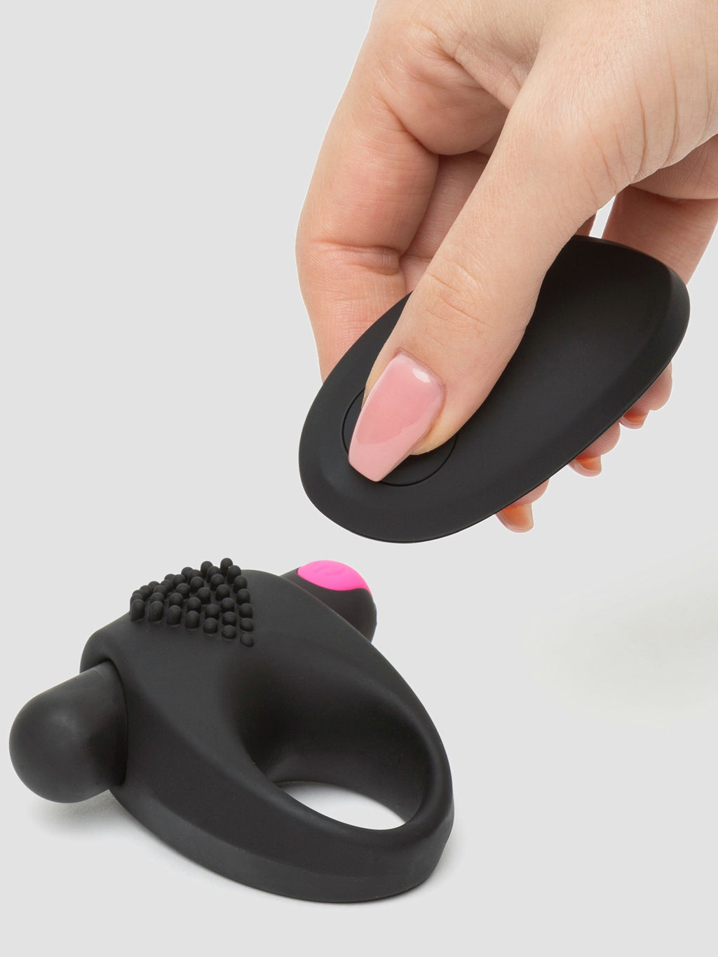 Lovehoney High Flyer 10 Function Remote Control Cock Ring, Black