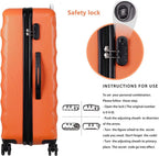 Anti-scratch ABS Material Hardside Spinner luggage, 28inch luggage, Wear-resistant, Lightweight Spinner Suitcase